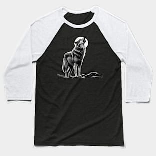 gray wolf Baseball T-Shirt